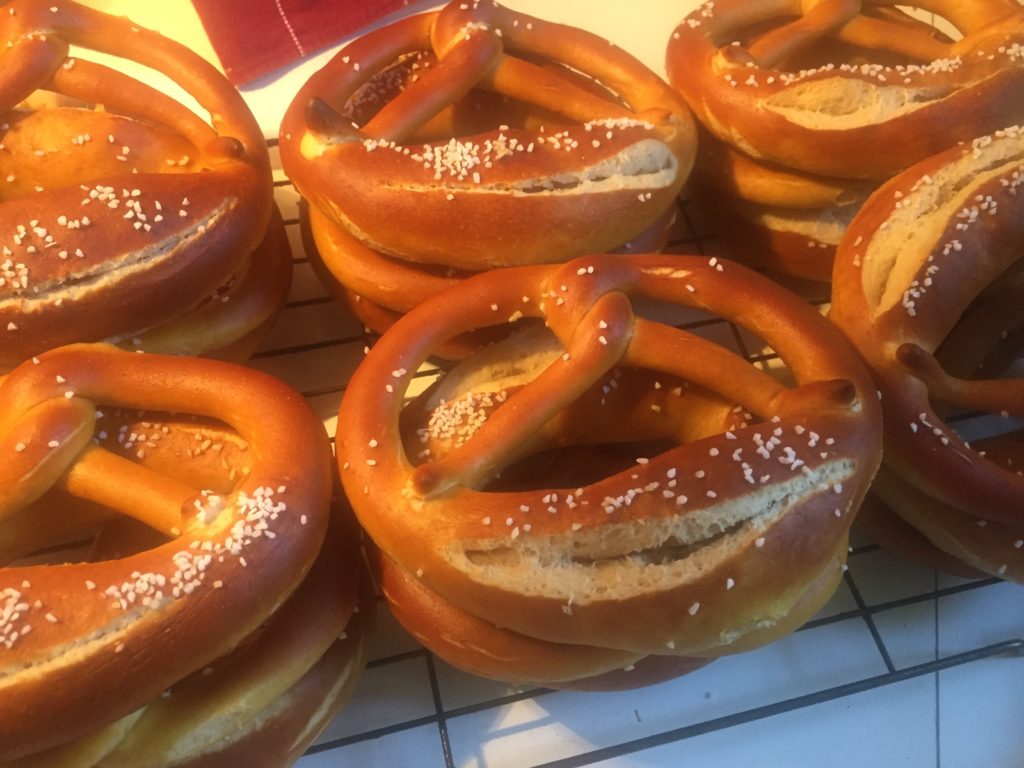 authentic German pretzels