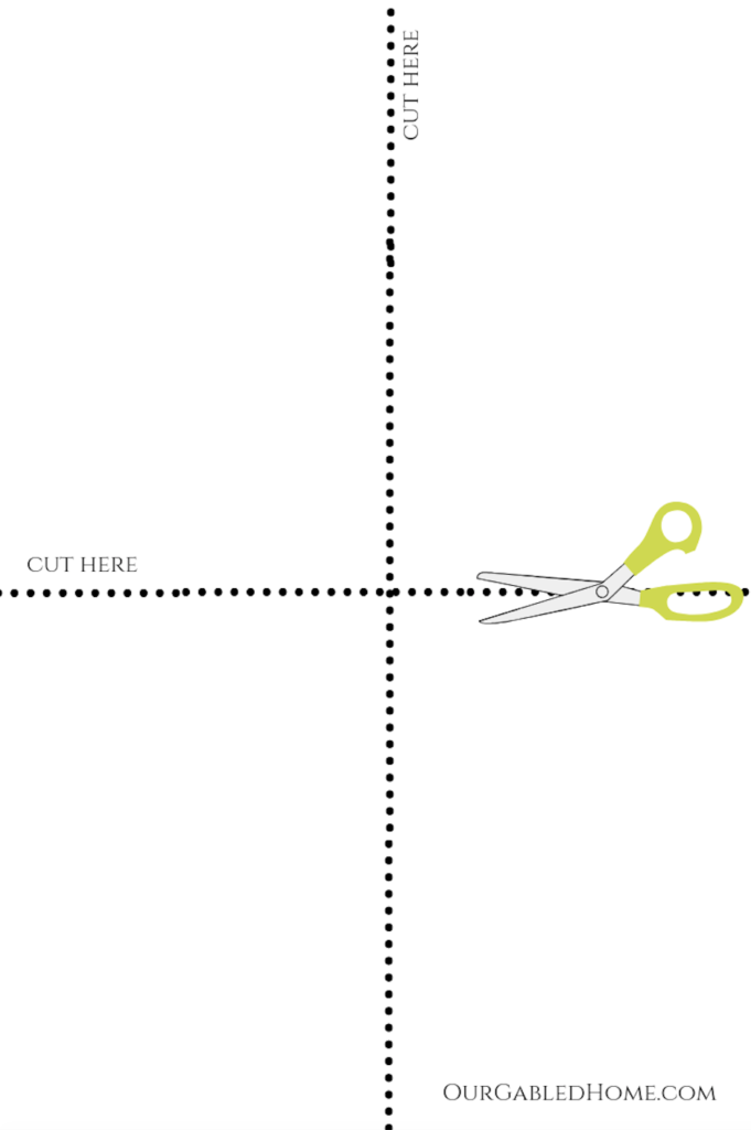 DIY Notepad cutting instructions