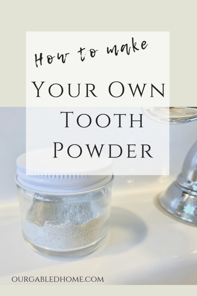 homemade tooth powder