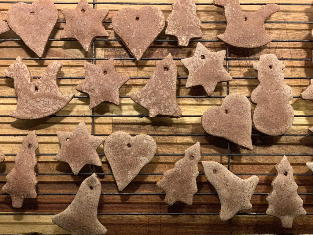 baking salt dough ornaments