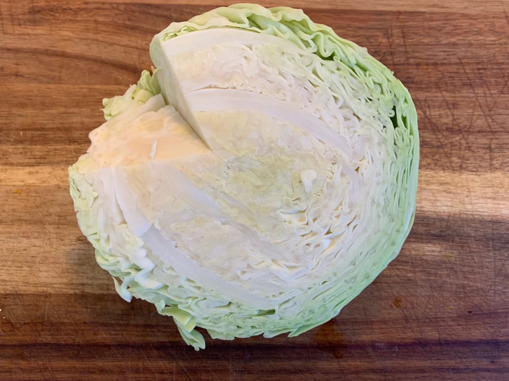 half a head of cabbage