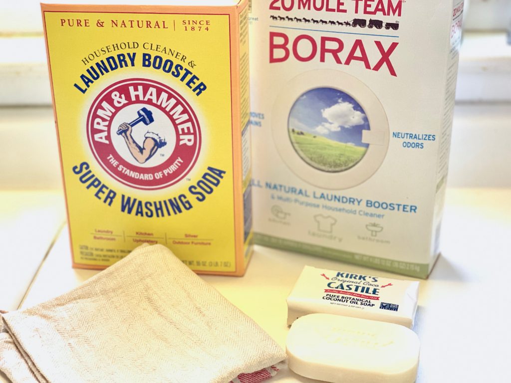 washing soda borax soap detergent