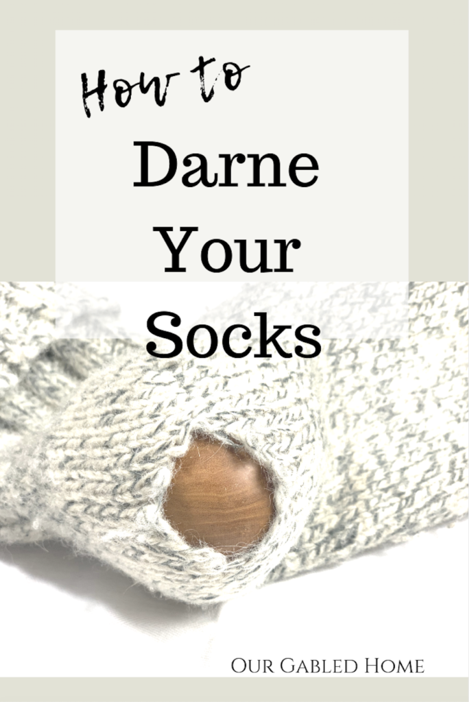 the lost art of darning socks