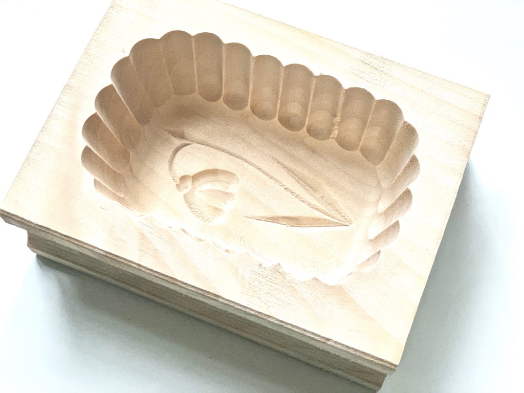 wooden mold for butter