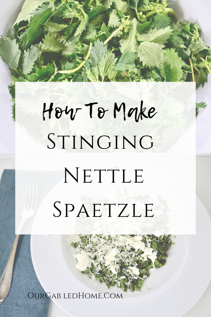 How to Make Stinging Nettle Spaetzle