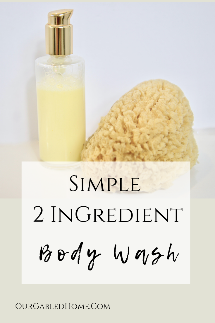 homemade body wash pin