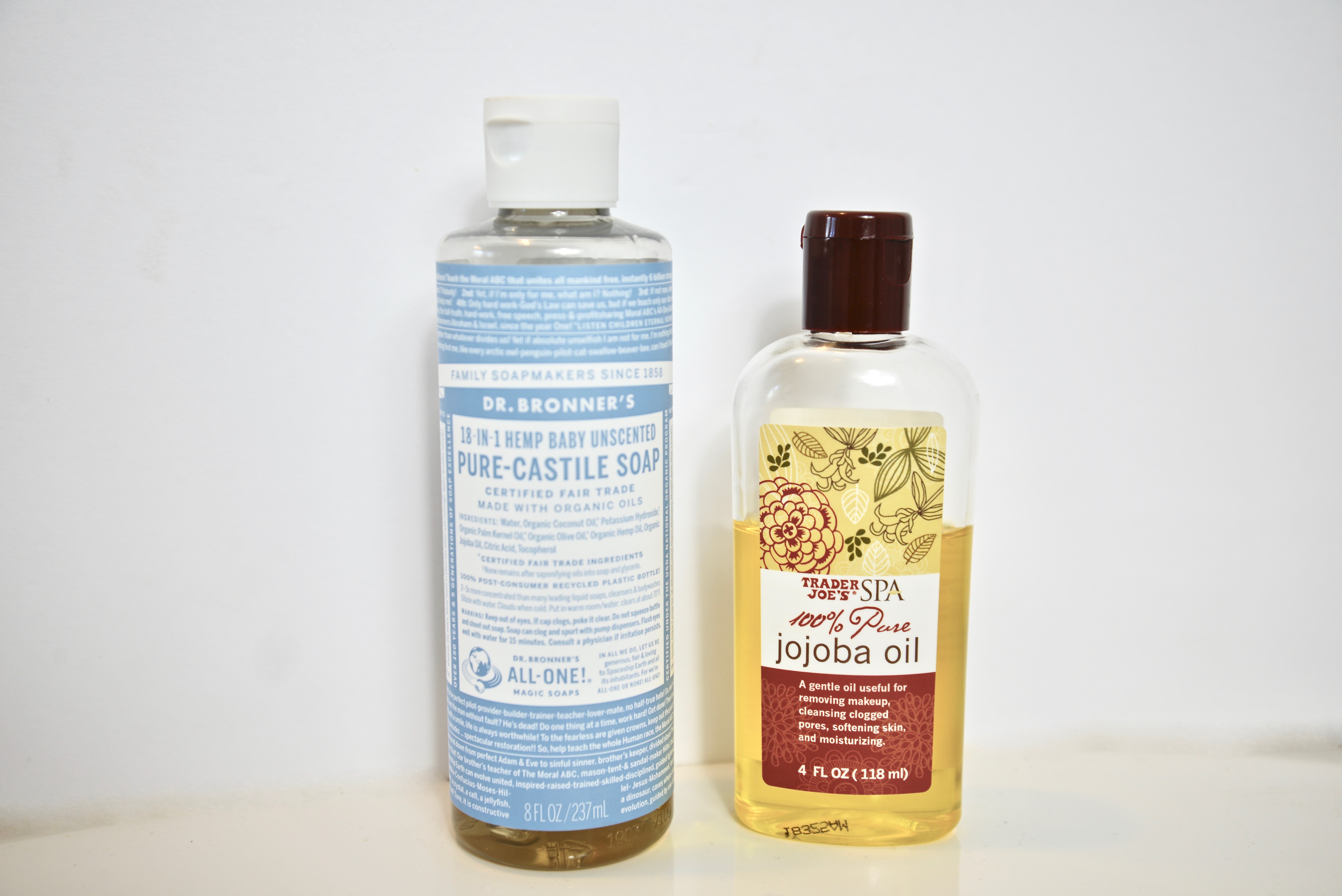 castile soap jojoba oil