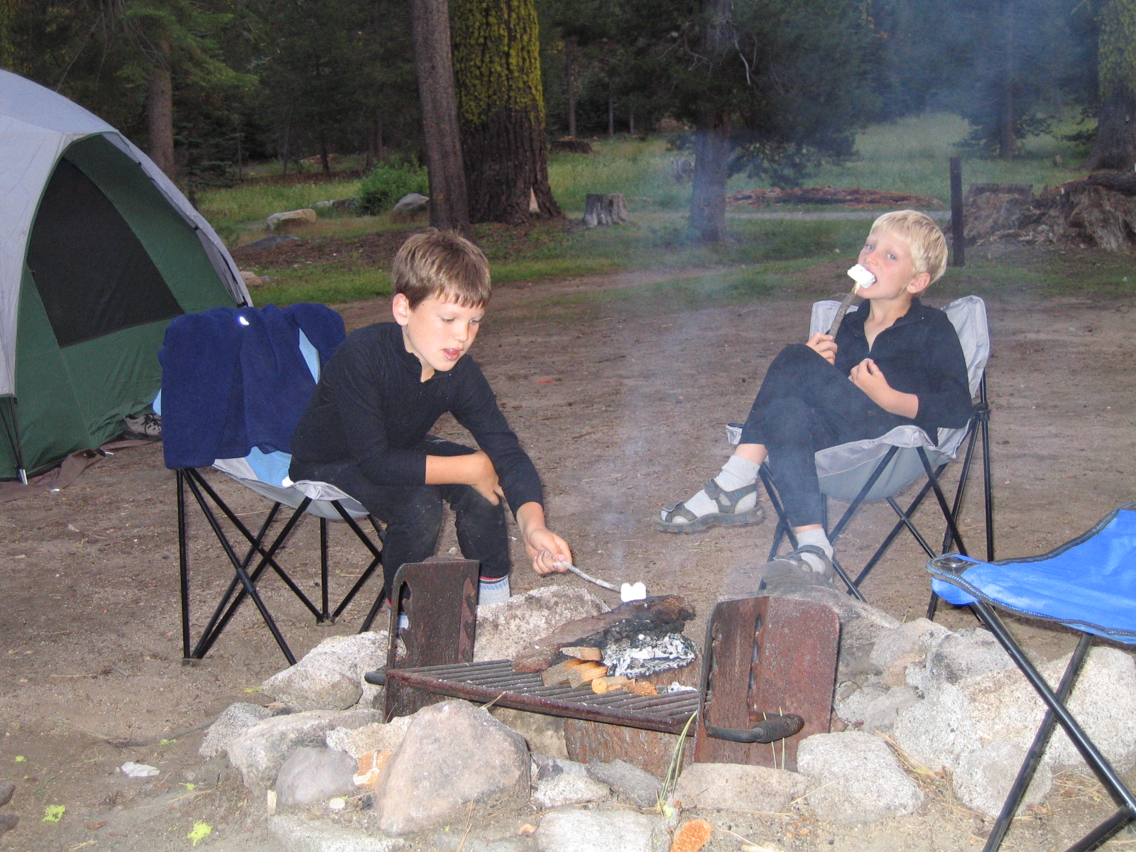 Annual camping ritual