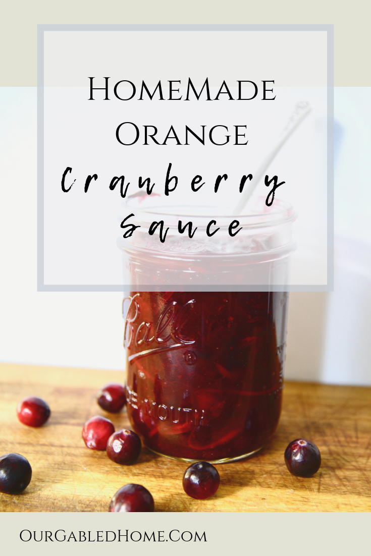 How to make a Super Easy Orange Cranberry Sauce