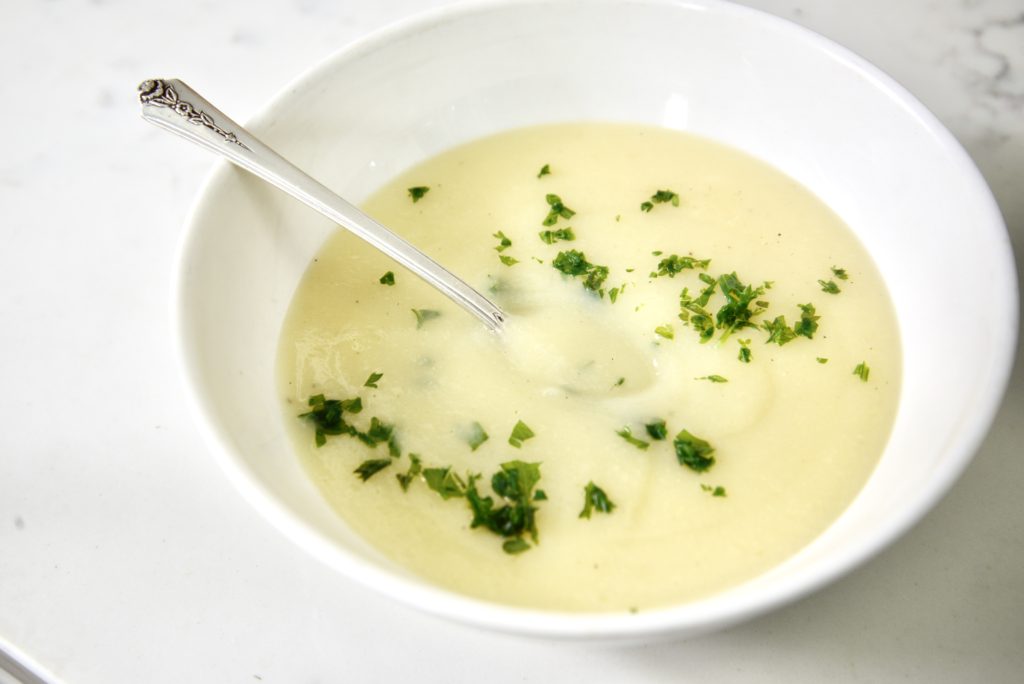 silky celery soup