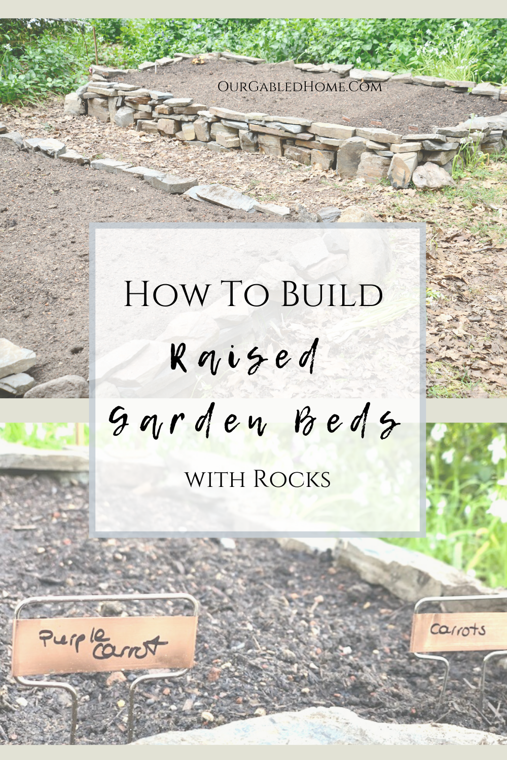 How to build raised garden beds with rocks
