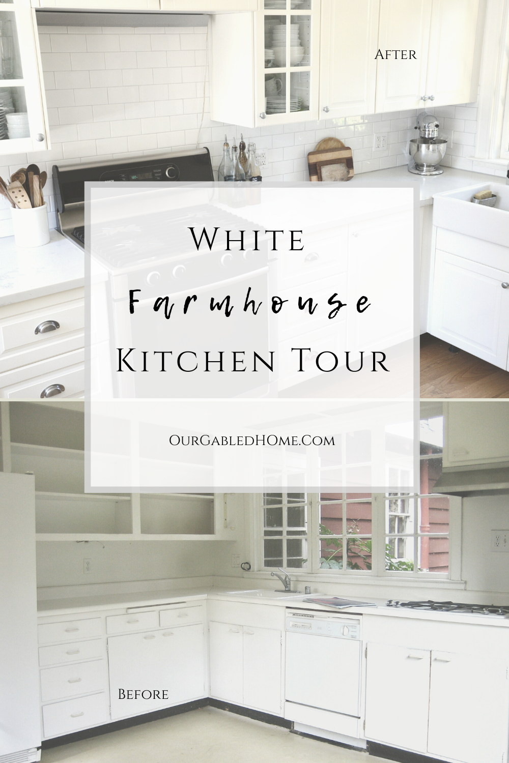 White Ikea Farmhouse Kitchen Tour