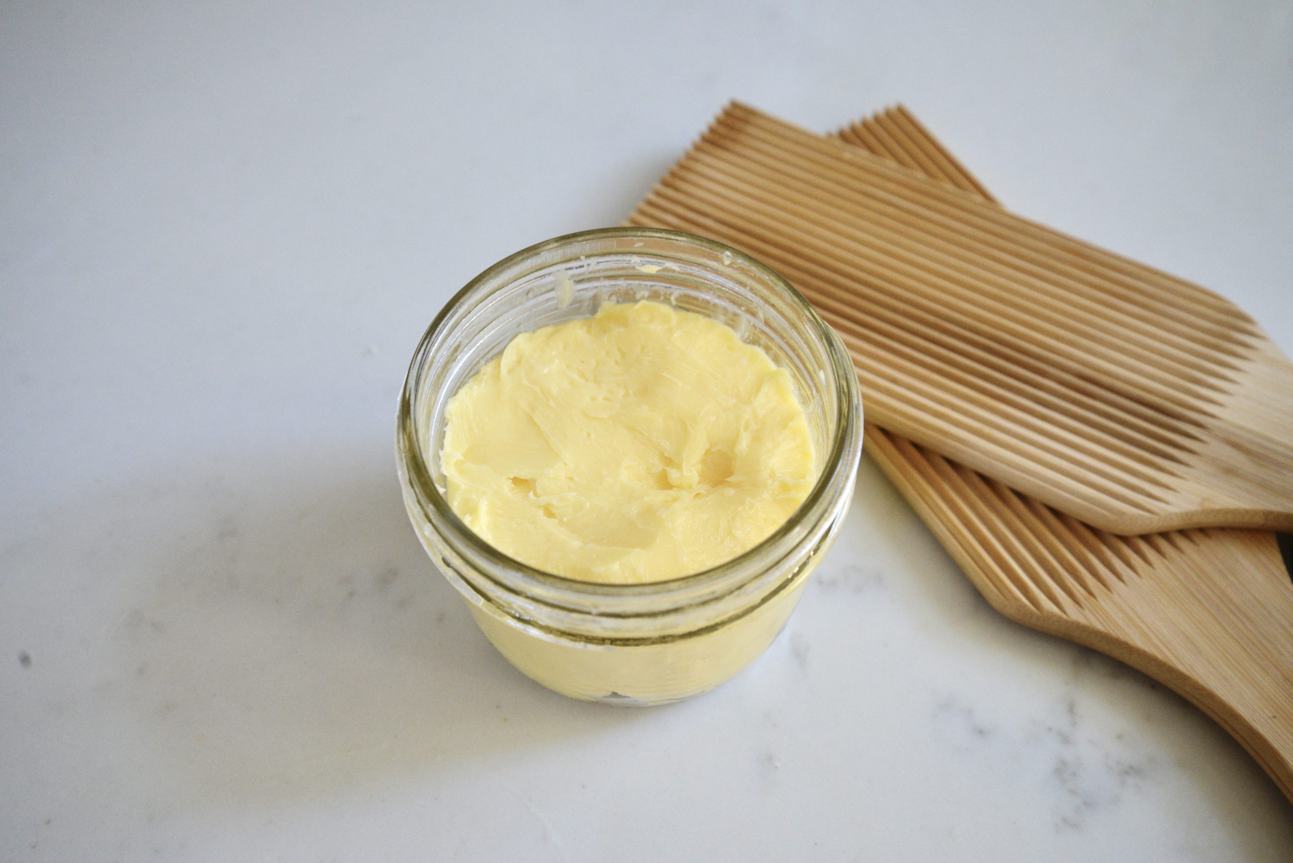 raw homemade butter