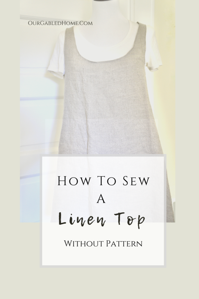 How to sew a linen top without pattern