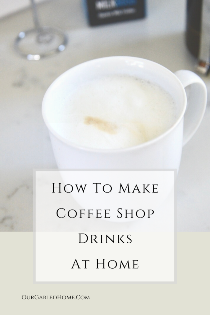 How to make coffee shop drinks at home