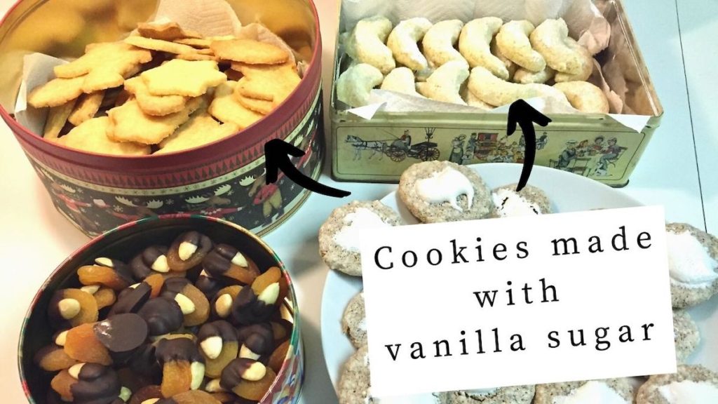 cookies made with vanilla sugar