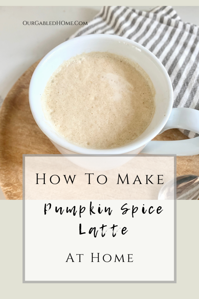 How to make pumpkin spice latte at home