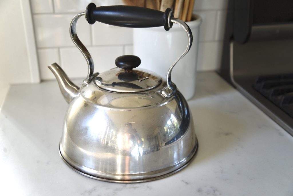 old-fashioned tea kettle