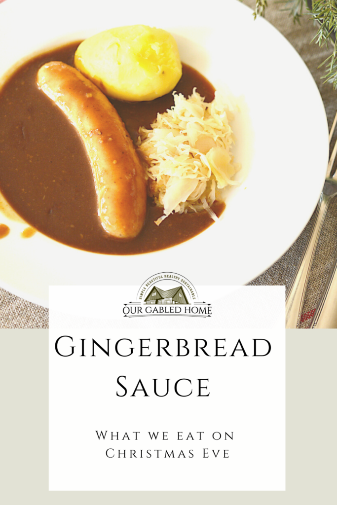 gingerbread sauce | What we eat on Christmas Eve