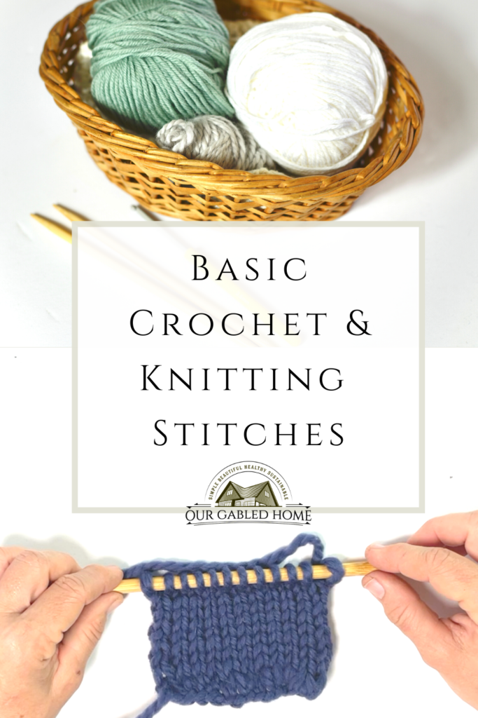 Basic crochet & knitting stitches