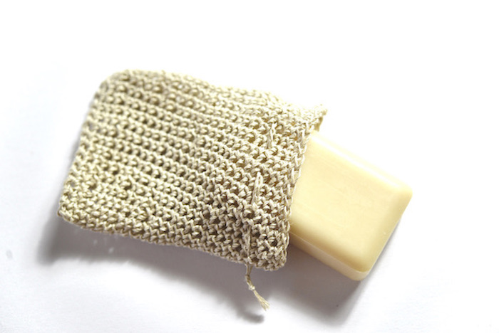 crochet soap saver bag