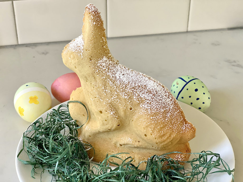 Sourdough 3D Easter Bunny Cake