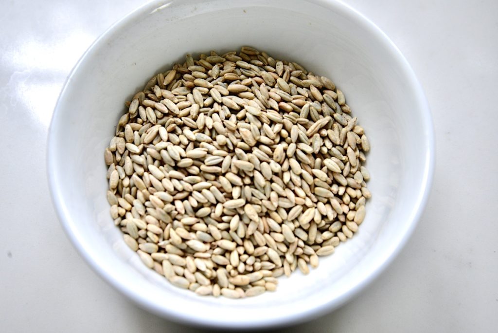 rye berries in a bowl