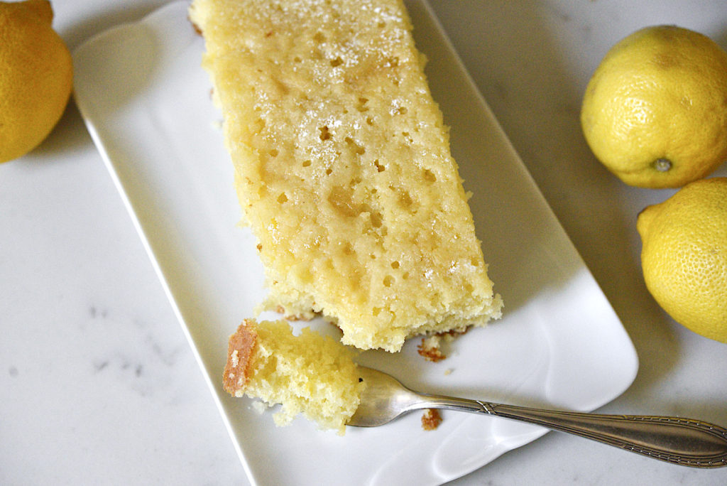 Easy Sourdough Lemon Cake