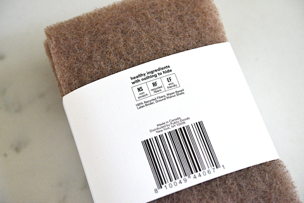 Public Goods walnut scouring pad