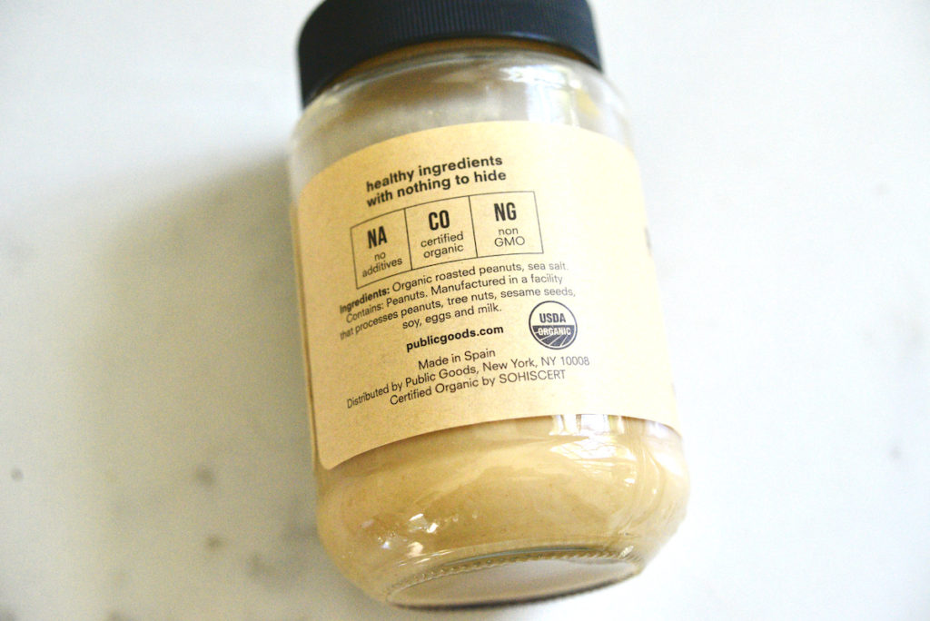 organic peanut butter